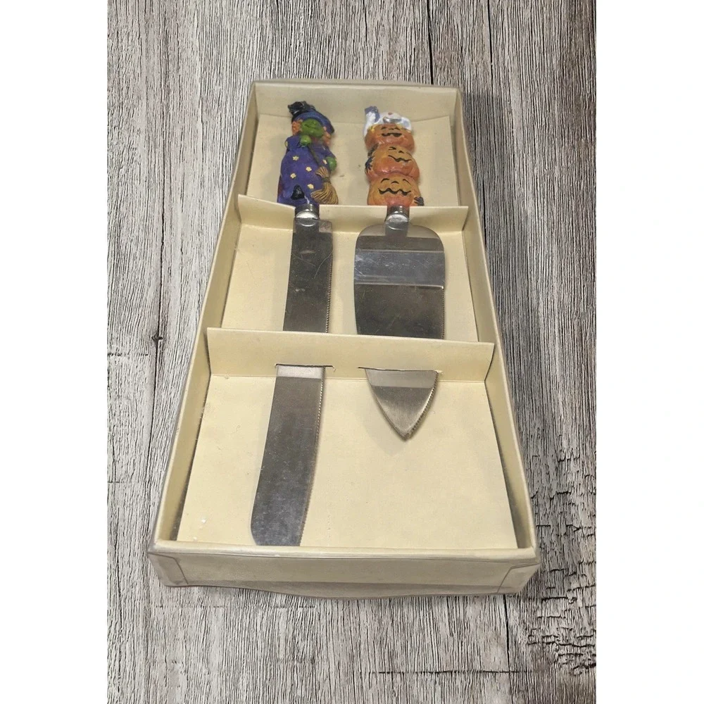 Halloween Themed Cake Knives Open Box